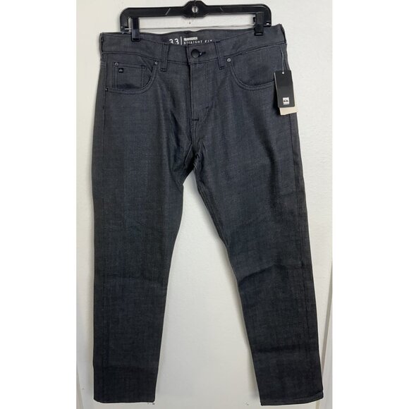 Quiksilver Men’s Jeans Revolver Straight Fit Size 33 x 32 New - Picture 2 of 14